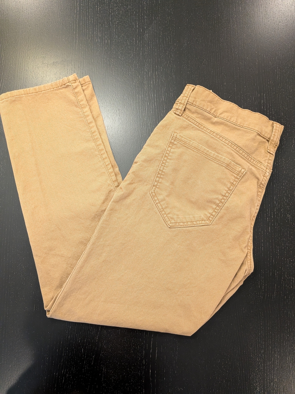 Men's Tan Jeans - Classic Straight Fit - Picture 3 of 10